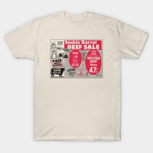 Double Barrel Beef Sale T-Shirt